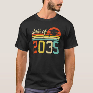 Klass 2035 Retro Förskola Förskoleklass  T Shirt