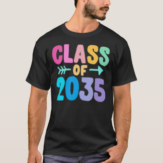 Klass 2035 Studenten med T-Shirt