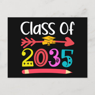 Klass 2035 - tillväxt med mig Första dagen i skolo Vykort