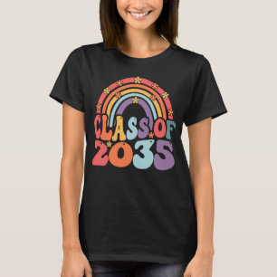 Klass 2035 - tillväxt med mig Första skoldagen T Shirt
