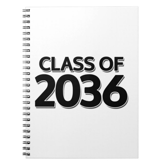 Klass 2036 anteckningsbok (Framsidan)