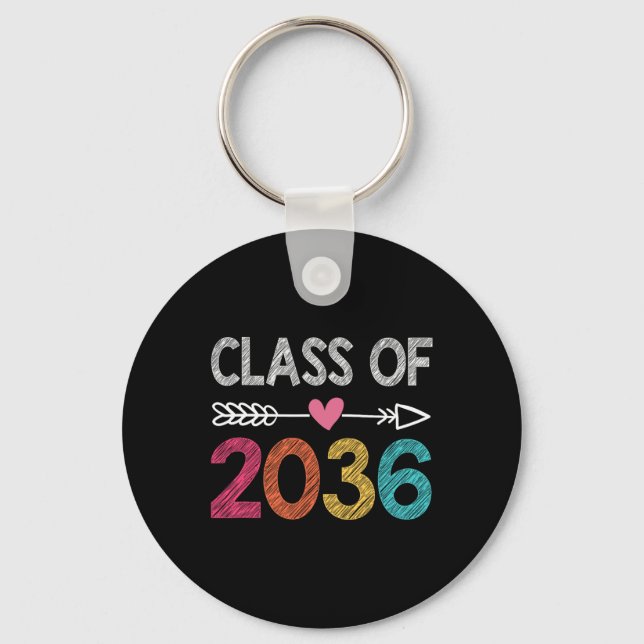 Klass 2036 före K Student Preschool Studenten Nyckelring (Framsida)