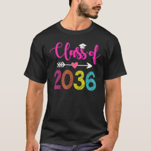 Klass 2036 före K Student Preschool Studenten T Shirt