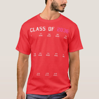 Klass 2036 Grow with Me Studenten First Day Ha T Shirt