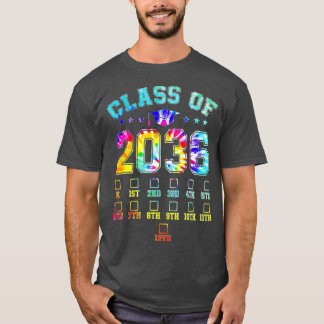 Klass 2036 Kindergarten Pre K Grow with Me Grad T Shirt