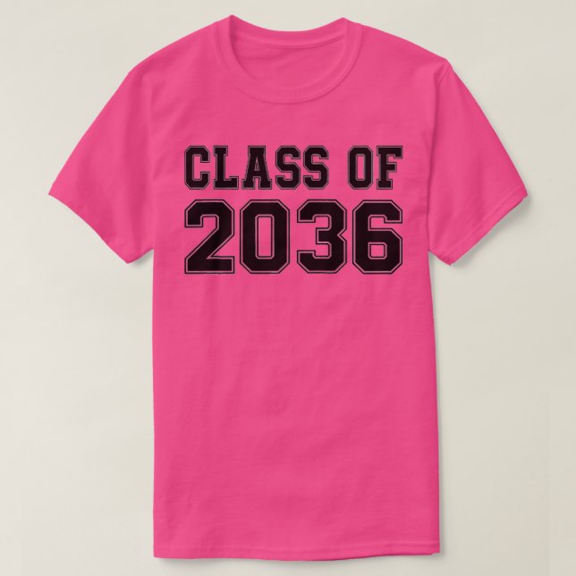 Klass 2036 växer med min förskola min första t shirt (Design framsida)
