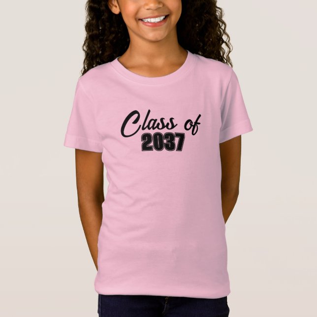 Klass 2037 Anpassningsbar School Student T Shirt (Framsida)