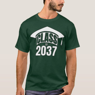 Klass 2037 vuxen skjorta skolavslutningspresent t shirt