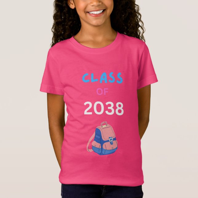 Klass 2038 med ryggsäck t shirt (Framsida)