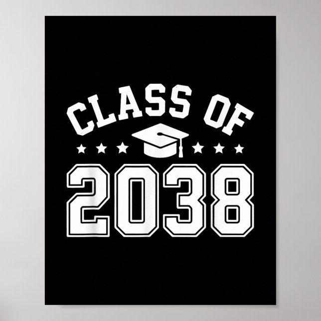 Klass 2038 - tillväxt med mig Första skolans dag Poster (Framsidan)