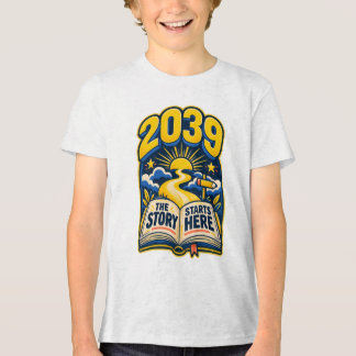 Klass 2039 Bokberättelse Börjar Här T Shirt