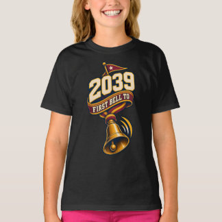Klass 2039 Första skolklocka milstolpe T Shirt