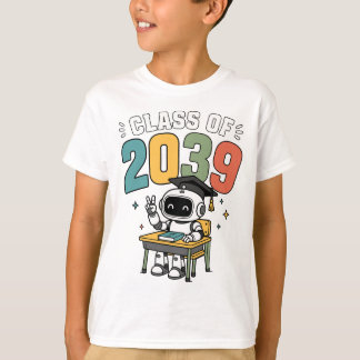 Klass 2039 Robot Framtida Examen Utexaminerad T Shirt