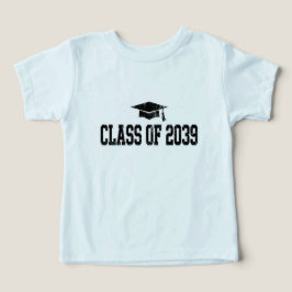 Klass 2039 T-shirt | Universitetsstils-examensskjo