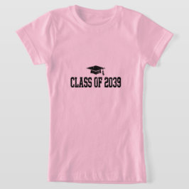 Klass 2039 T-shirt | Universitetsstils-examensskjo