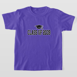 Klass 2039 T-shirt | Universitetsstils-examensskjo