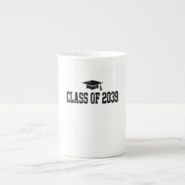 Klass 2039 T-shirt | Universitetsstils-examensskjo Benporslin Mugg