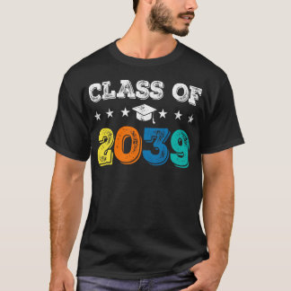 Klass 2039 Väx med mig första skoldagen T Shirt