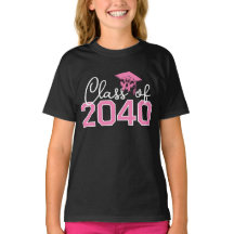 Klass 2040 Väx med mig Examen Rosa Bow