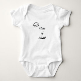 Klass 2042 med Studentmössa Baby Bodykostym T Shirt