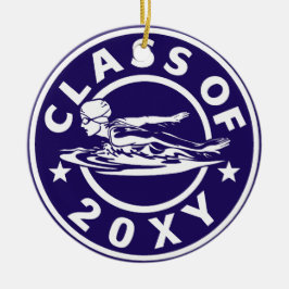 Klass 20? Flicksvimmel Julgransprydnad Keramik