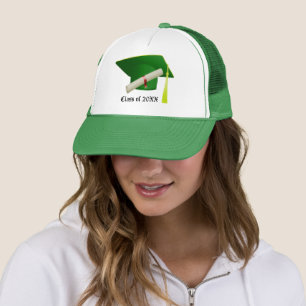 Klass 20XX Grönt Cap & Diploma Hat i Studenten Keps