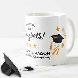 Klass 20XX vid gratulerara Studenten Grad Cap Grad Kaffemugg