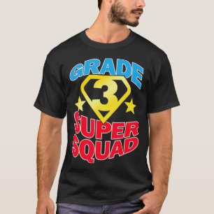 Klass 3 Toppen-gruppen för superhjältelärare T Shirt