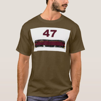 KLASS 47 LOCOMOTIVE VÄSTER KUSTEN LIVERY T SHIRT