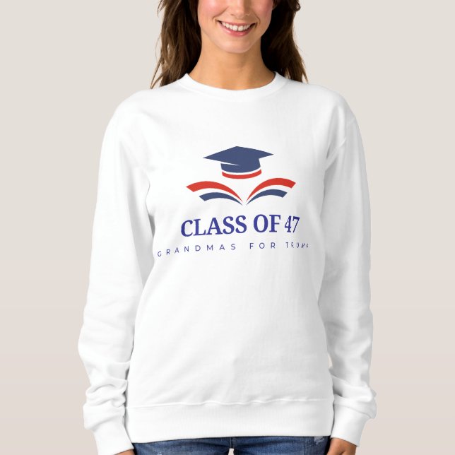Klass 47 - Mormor för Trump! T Shirt (Framsida)
