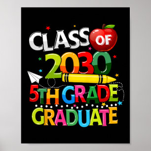 Klass 5 Klass Student 2030 skoldag i går Poster