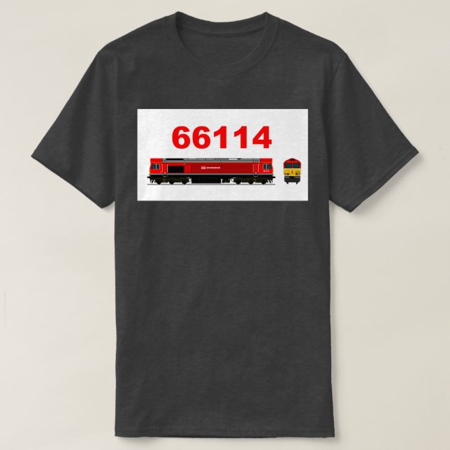 KLASS 66 114 LOKOMOTIV 1 T SHIRT (Design framsida)