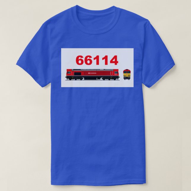 KLASS 66 114 LOKOMOTIV T SHIRT (Design framsida)