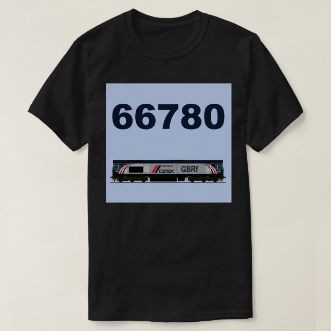 KLASS 66-lok i nya GBRf-livery T Shirt (Design framsida)