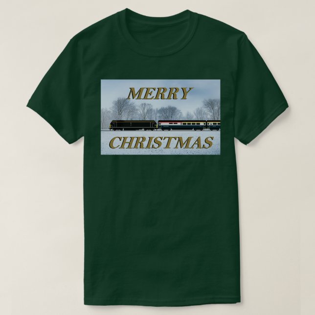 KLASS 67 LOCOMOTIVE CHRISTMAS CARD 1 T SHIRT (Design framsida)