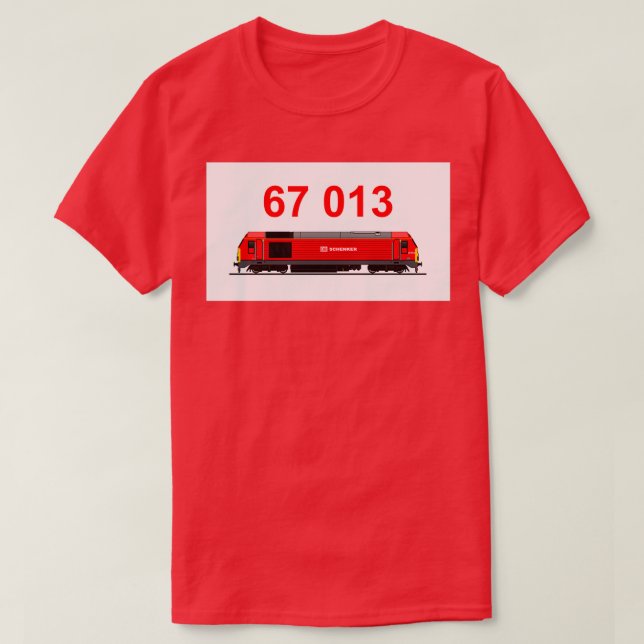 Klass 67 LOKOMOTIV T Shirt (Design framsida)