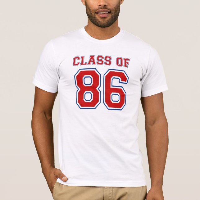 Klass 86 t shirt (Framsida)