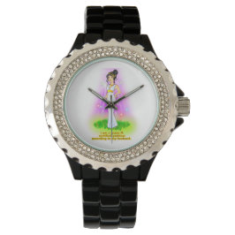 Klass A Goddess Watch (Black Hair) Armbandsur