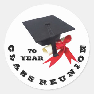 Klass återförening efter Janz 70 år Runt Klistermärke