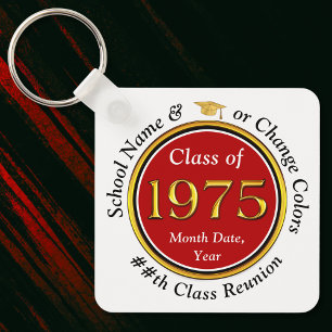 Klass av 1975 Reunion. Class Reunion Party favors, Nyckelring