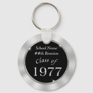 Klass av 1977 Klass Reunion Souvenirs DIN TEXT Nyckelring