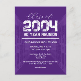 Klass av 2004: 20 års högskoleåterförening 1 evene vykort