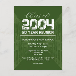 Klass av 2004: 20 års högskoleåterförening 1 evene vykort