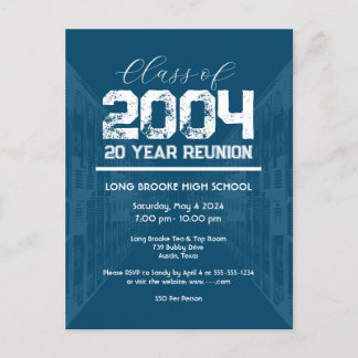 Klass av 2004: 20 års högskoleåterförening 1 evene vykort