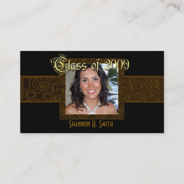 Klass av 2009 års seniorkort (Framsida)