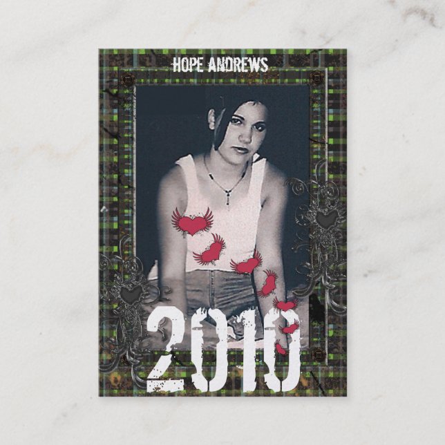 Klass av 2010 års seniorkort (Framsida)