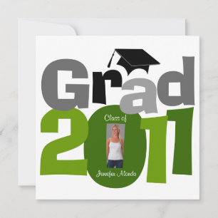 Klass av 2011 års inbjudan till Studenten CAP181-G