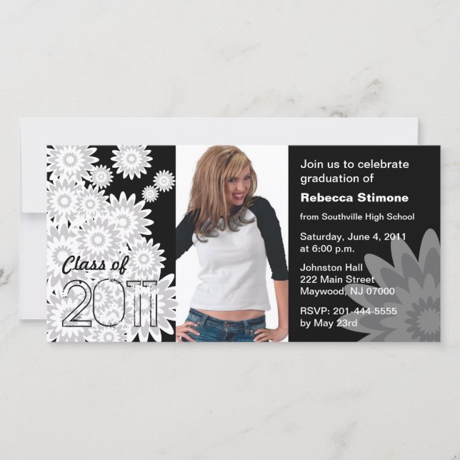 Klass av 2011 års vita fotoportsblomma (Framsida)