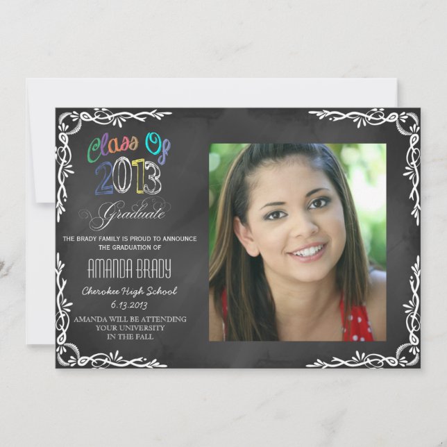 Klass av 2013 års meddelande från Studenten i Chal (Framsida)