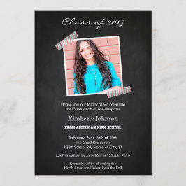 Klass av 2015 års inbjudan till Chalkboard Student